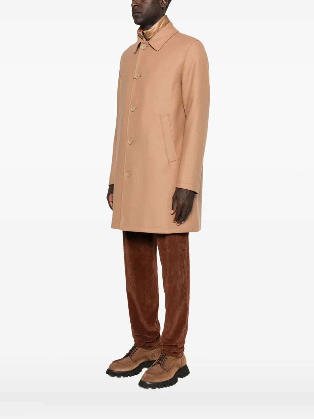 HERNO Men's Single-Breasted Padded Jacket