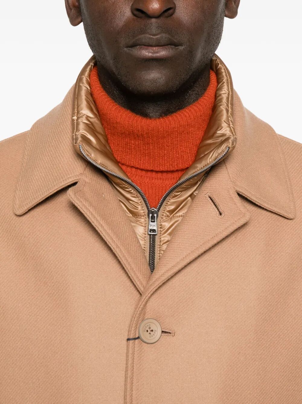 HERNO Men's Single-Breasted Padded Jacket