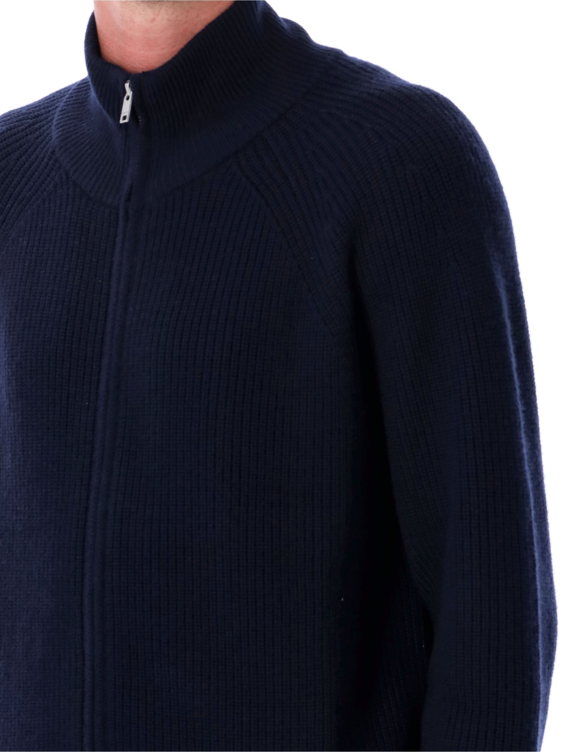 ISABEL MARANT Men's Essential Zip Knit Sweater