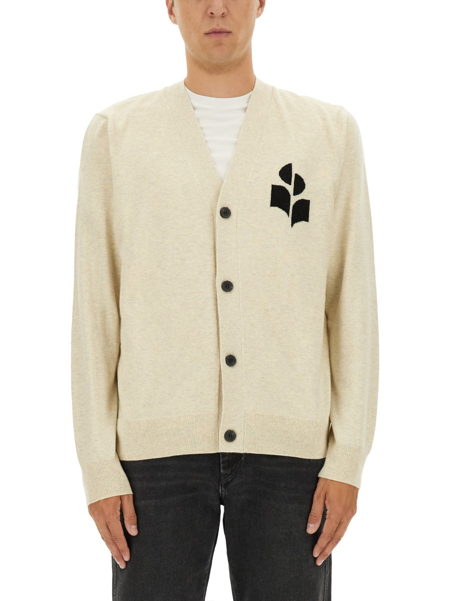 MARANT Men's Logo Cardigan - Size L