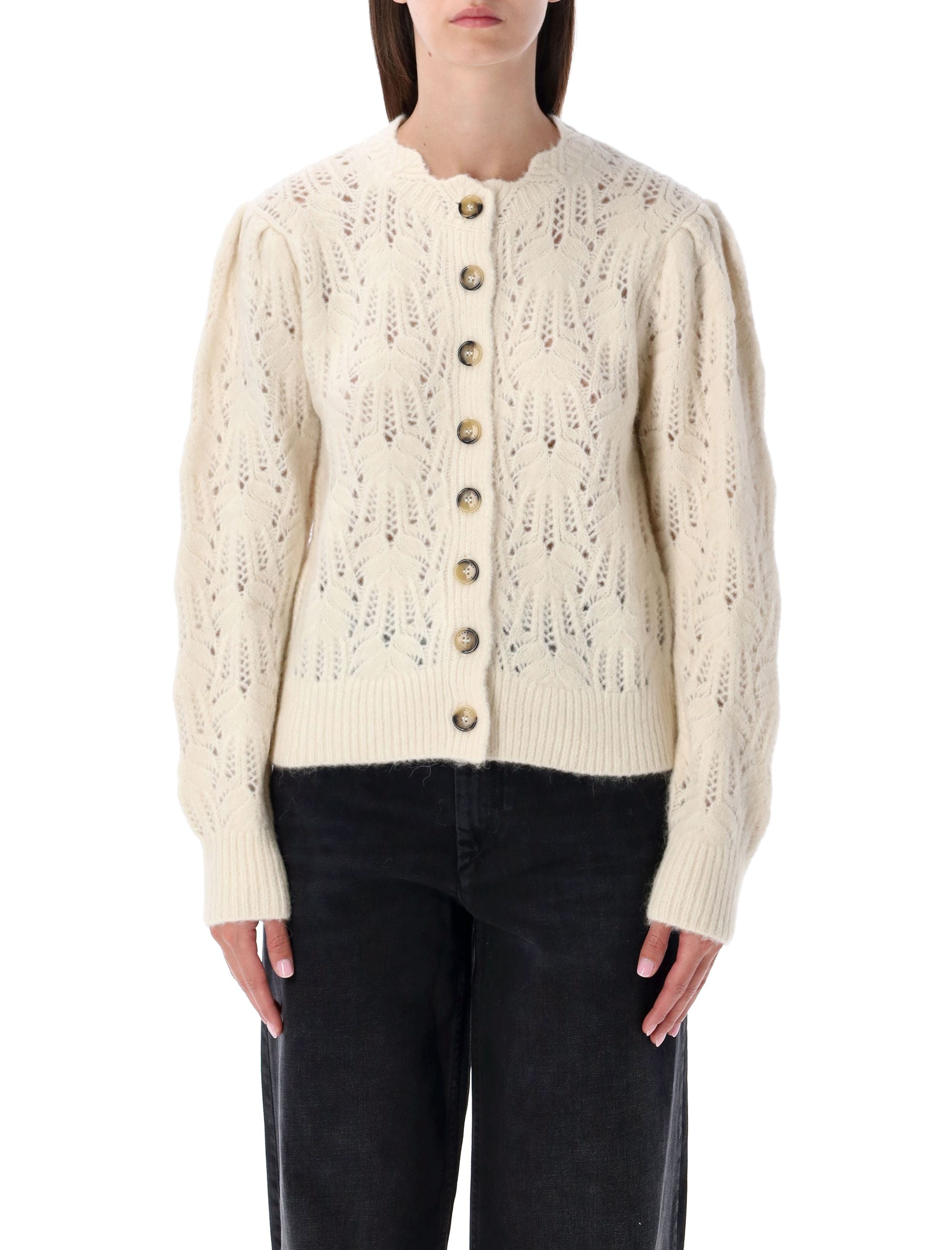 ISABEL MARANT ETOILE Lace Knit Cardigan for Women - Size 36
