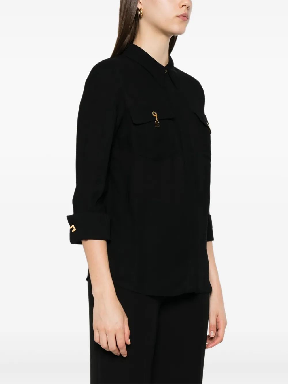 ELISABETTA FRANCHI Viscose Shirt for Women - Fall/Winter 2025