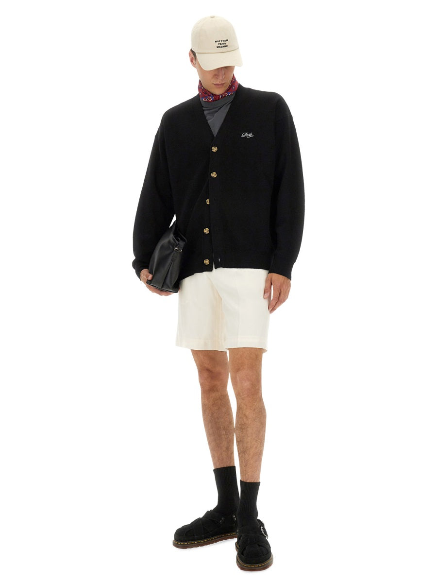 DRÔLE DE MONSIEUR Sophisticated Merino Wool Sweater for Men - FW25