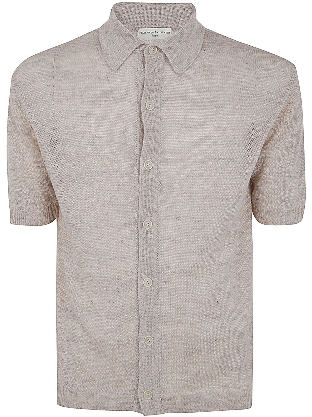 FILIPPO DE LAURENTIIS Short Sleeves Oversized Mini Shirt