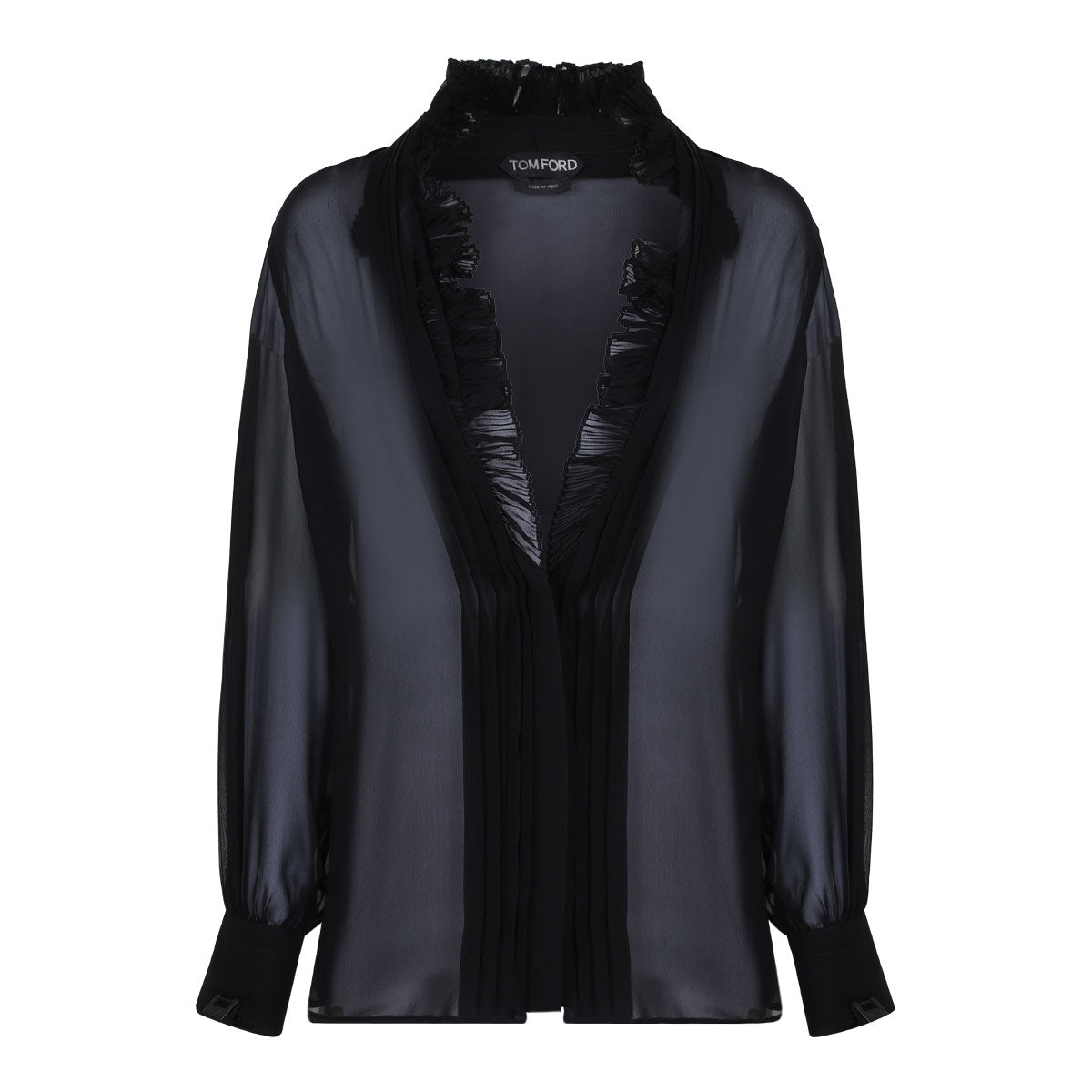 TOM FORD Luxurious Silk Button-Up Shirt for Women