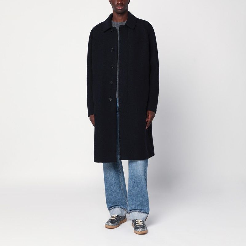 HARRIS WHARF LONDON Single-Breasted Wool Jacket for Men