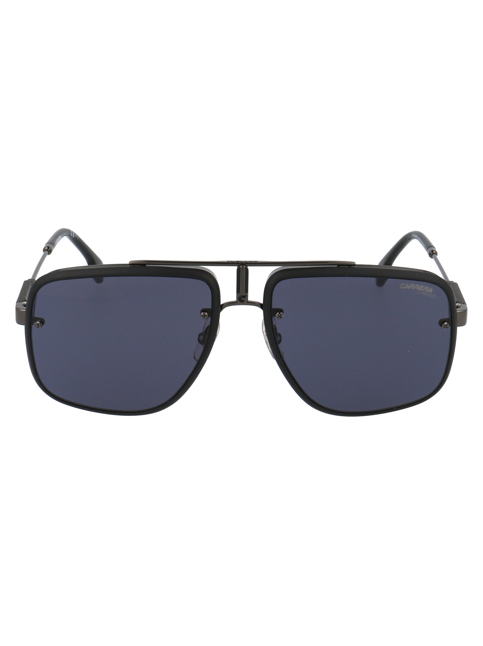 CARRERA Matte Black Metal Sunglasses for the Trendsetter