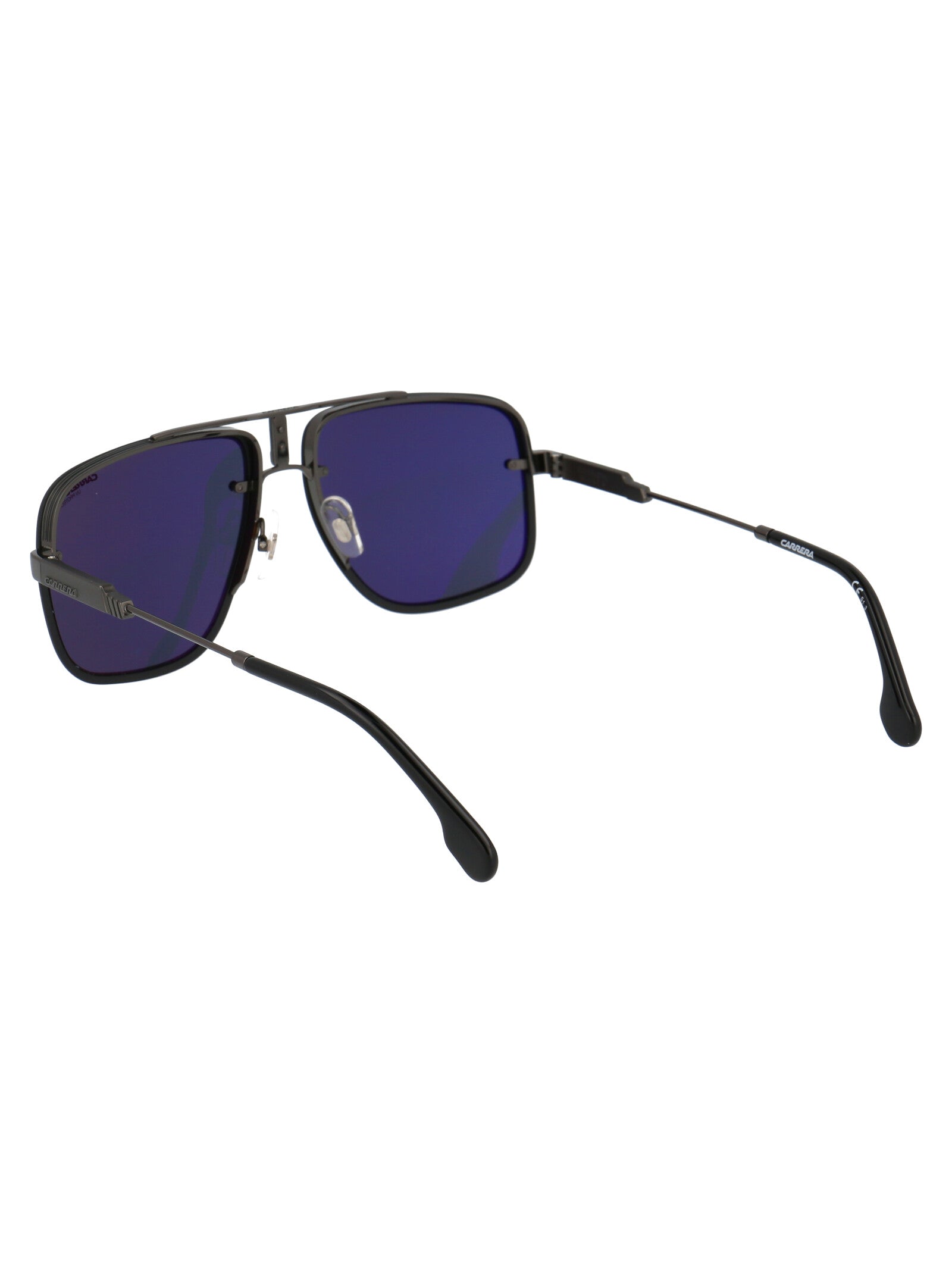 CARRERA Matte Black Metal Sunglasses for the Trendsetter