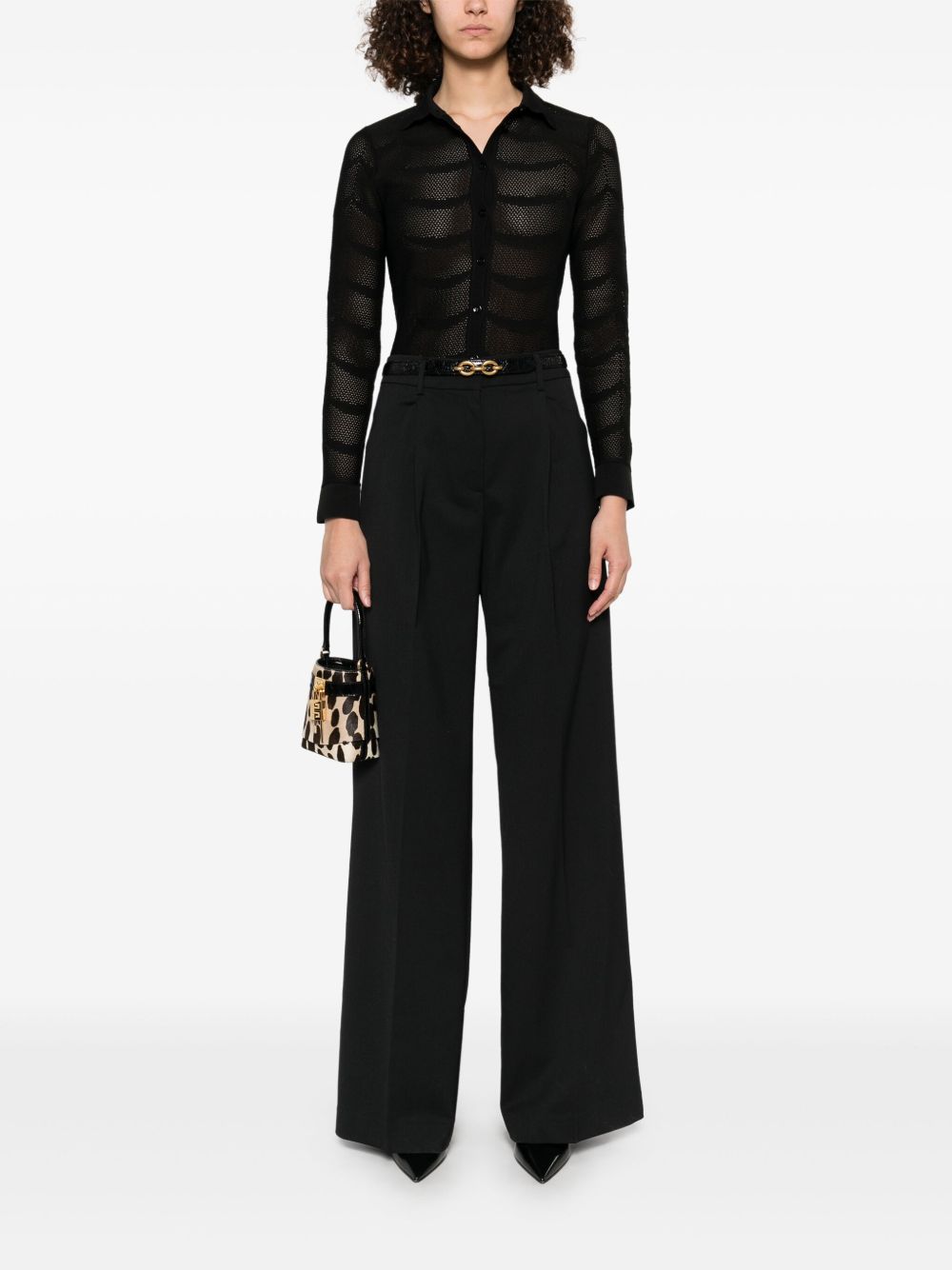 TOM FORD Cotton and Silk Button-Up Shirt for Women