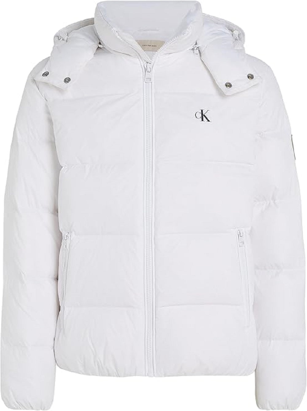 CALVIN KLEIN Men's Insulated Quilted Jacket with Adjustable Hood