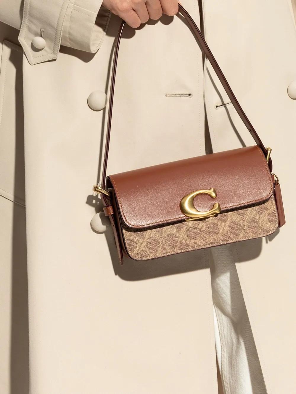 COACH Signature Zoe Mini Shoulder Handbag