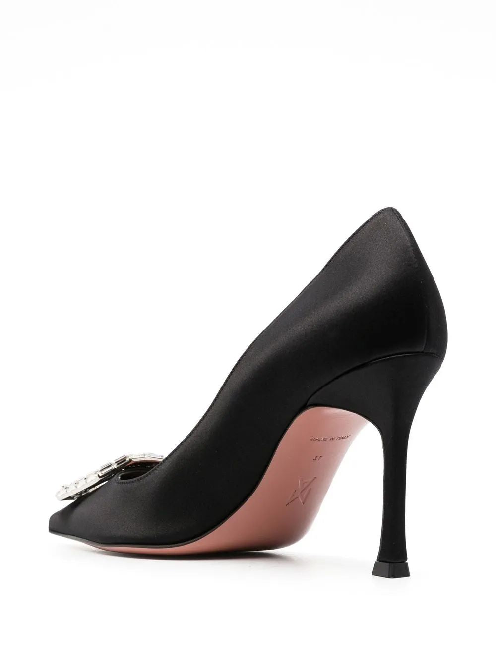 AMINA MUADDI Elegant Satin Pumps 90 for Women