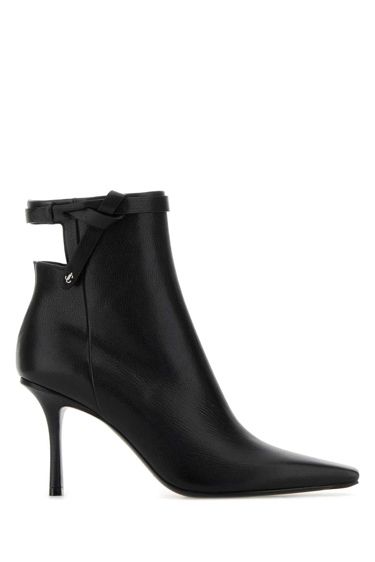 JIMMY CHOO Leather Camie 85 Ankle Boots
