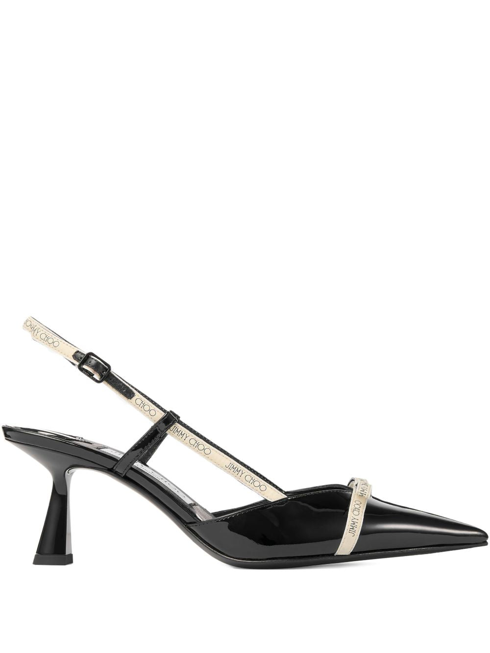 JIMMY CHOO CAMILA 65 Pointed Toe Adjustable Sling Back Pumps