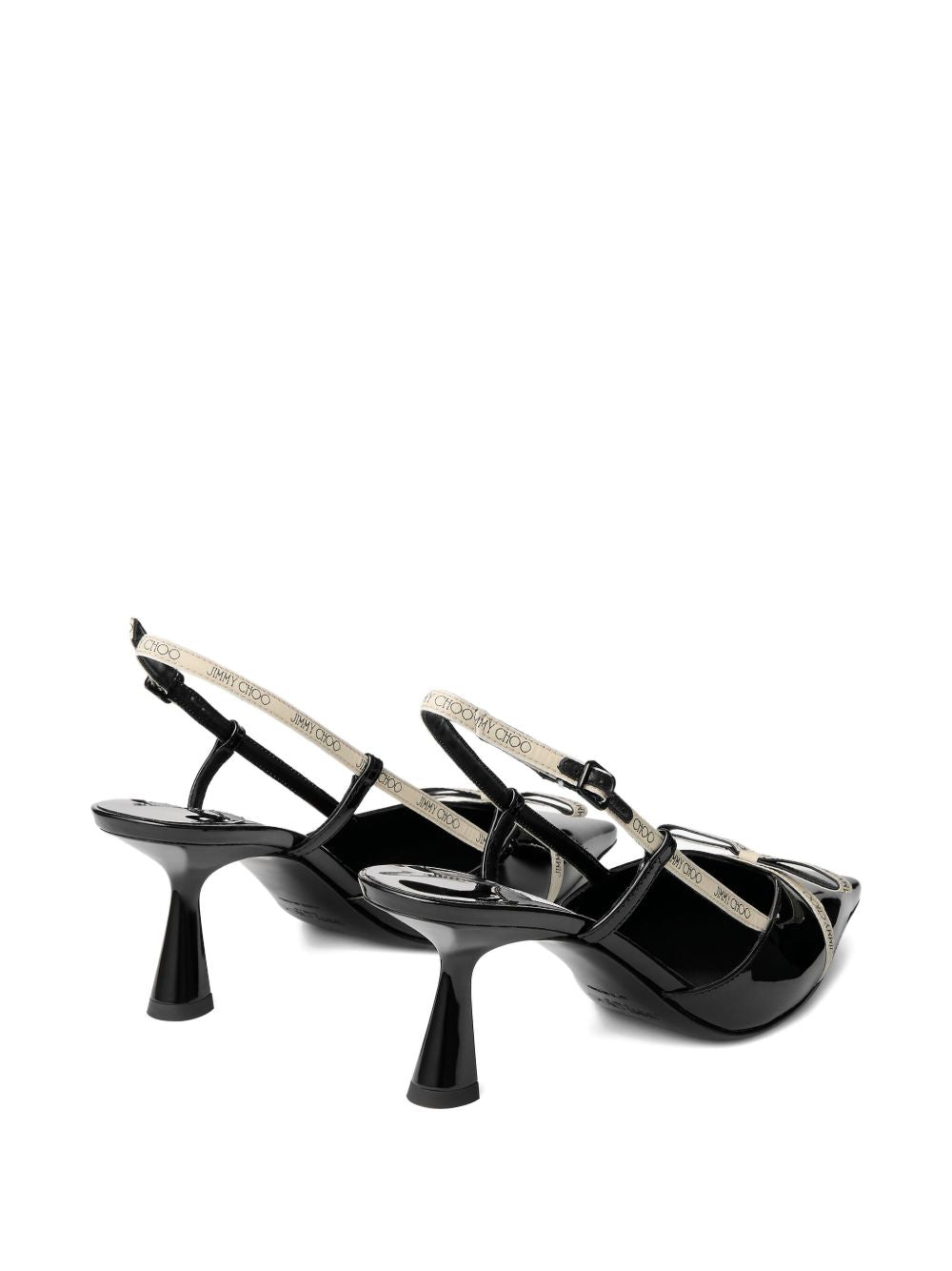 JIMMY CHOO CAMILA 65 Pointed Toe Adjustable Sling Back Pumps