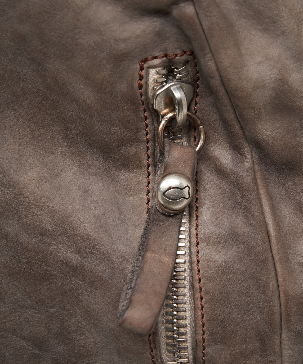 CAMPOMAGGI Vintage Leather Backpack - 29 x 44 x 19 cm