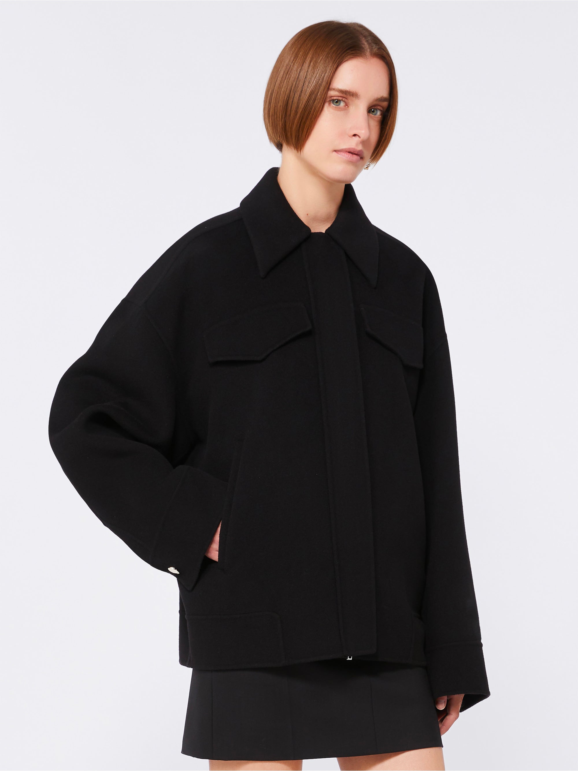 MAX MARA SPORTMAX Double Wool Caban for Women