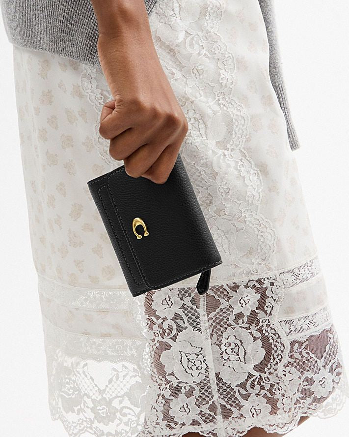 COACH Mini Polished Pebble Leather Essential Small