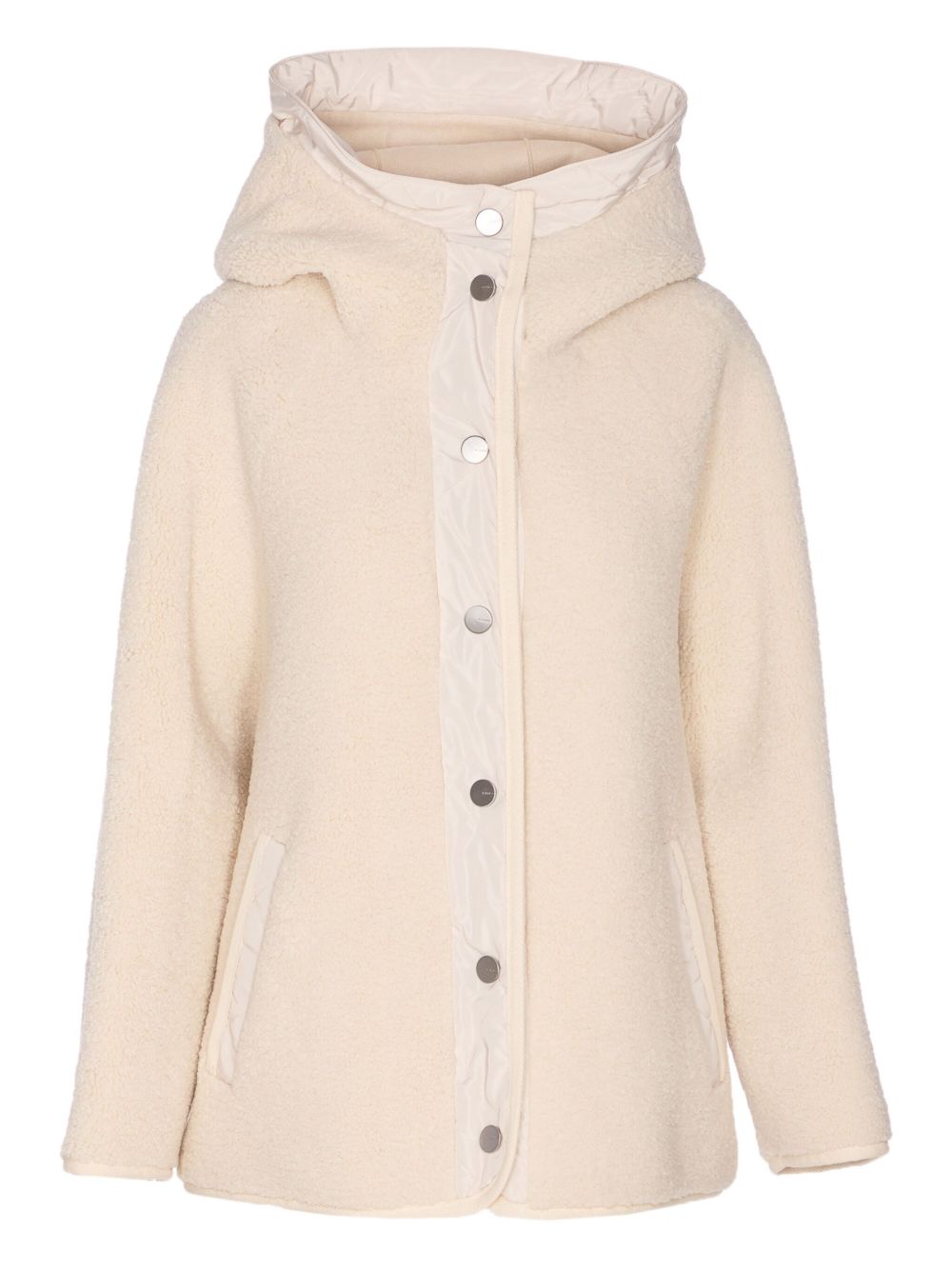 PINKO Women's Shearling Effect Hooded Jacket