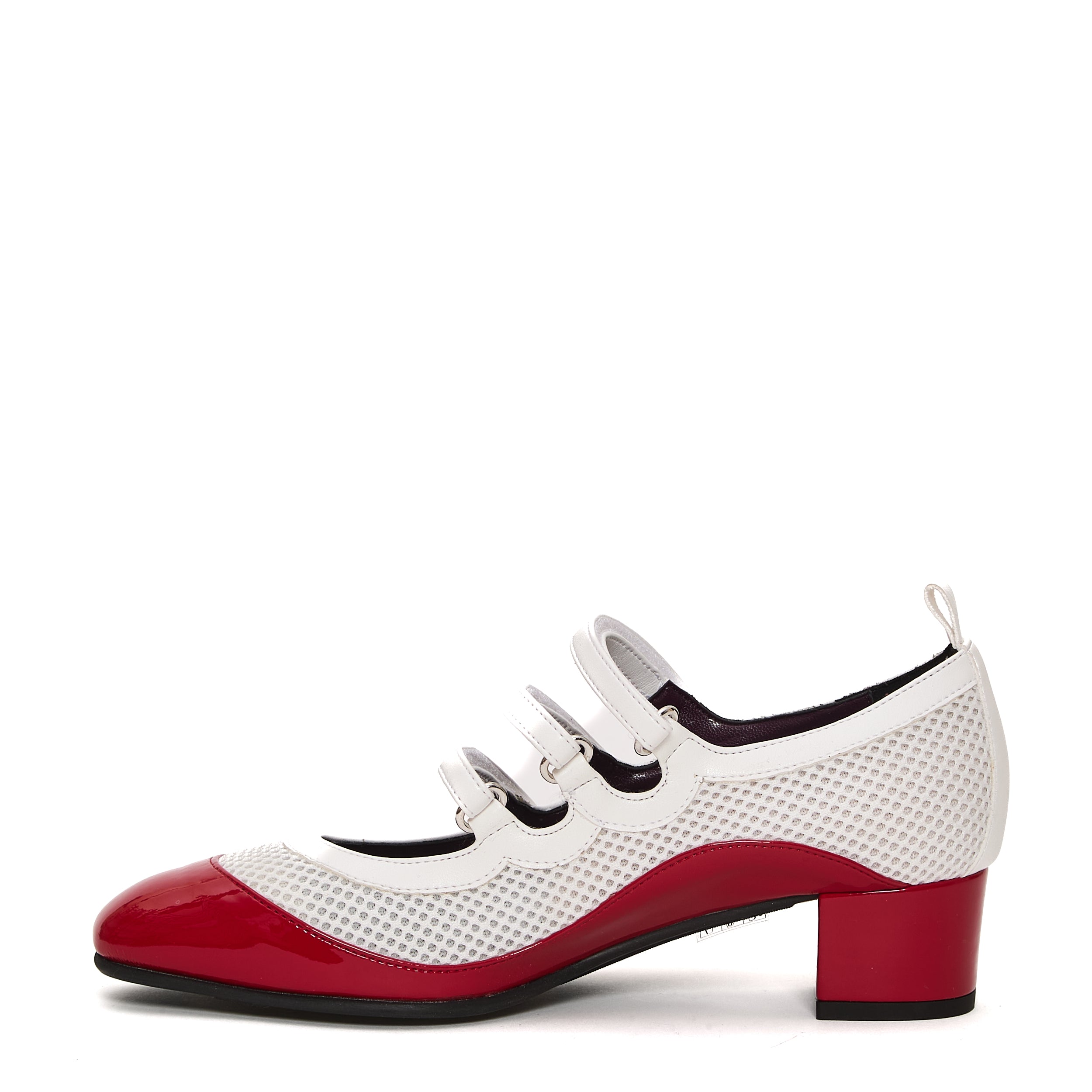 CAREL PARIS Chic 4 Cm Heel Pump with Velcro Straps