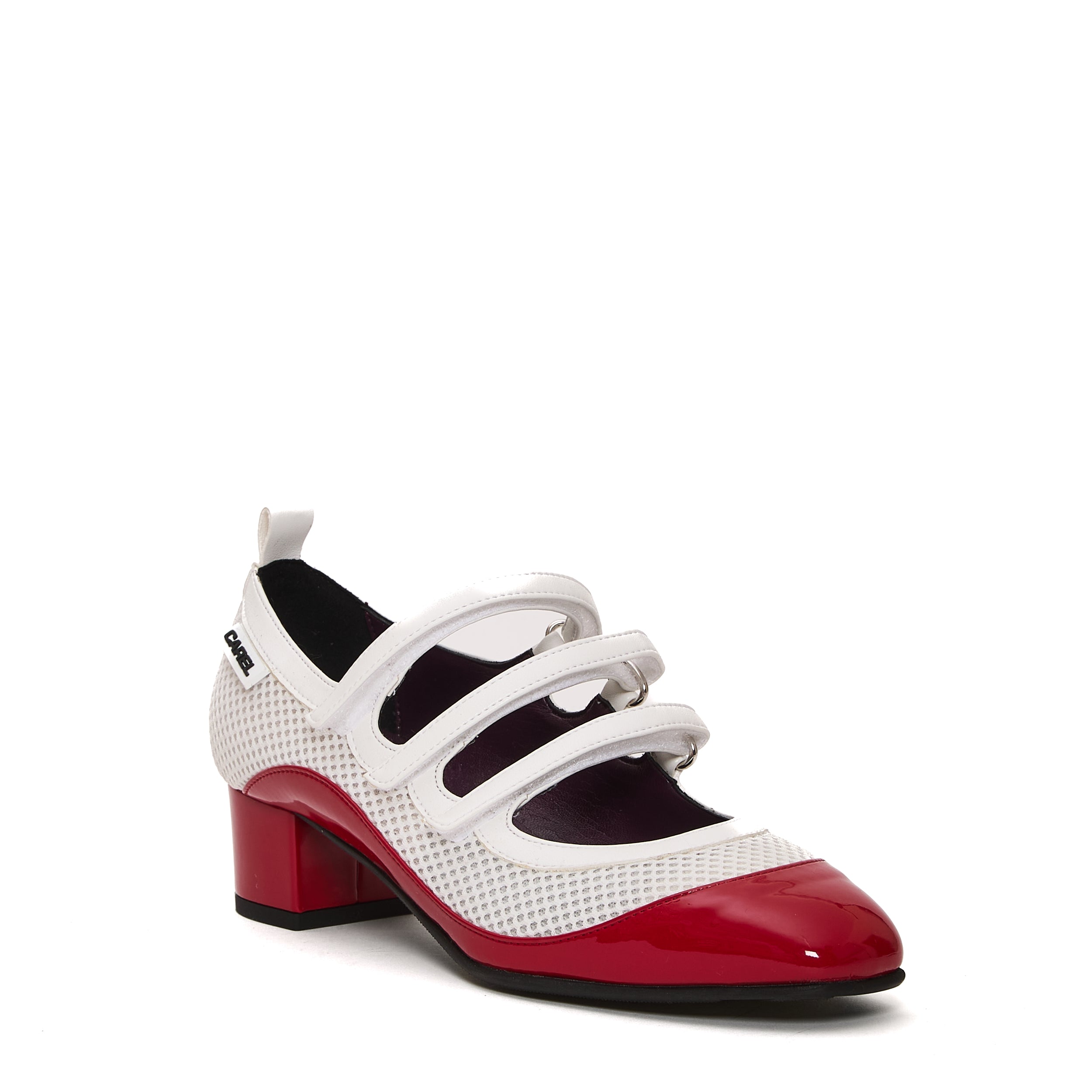 CAREL PARIS Chic 4 Cm Heel Pump with Velcro Straps