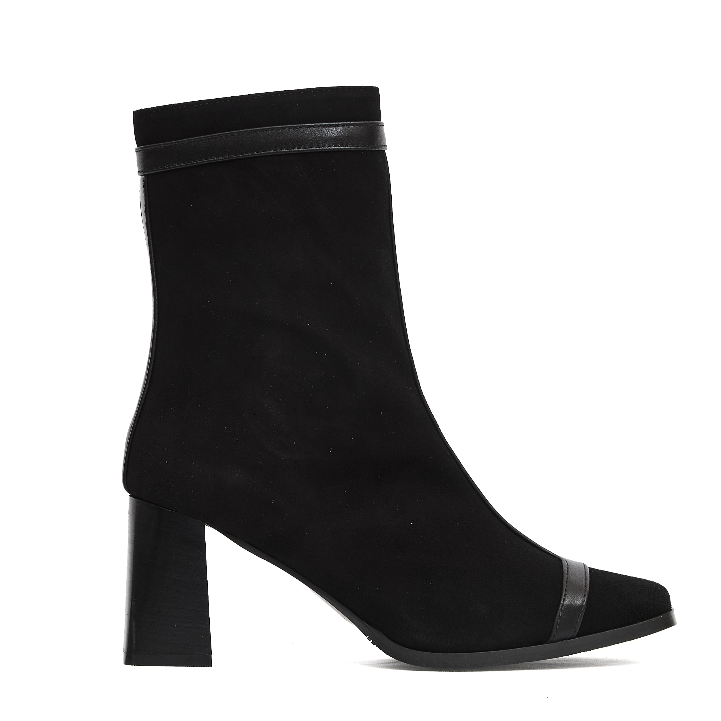 CAREL PARIS Chic Ankle Boot with Flared Heel 80mm