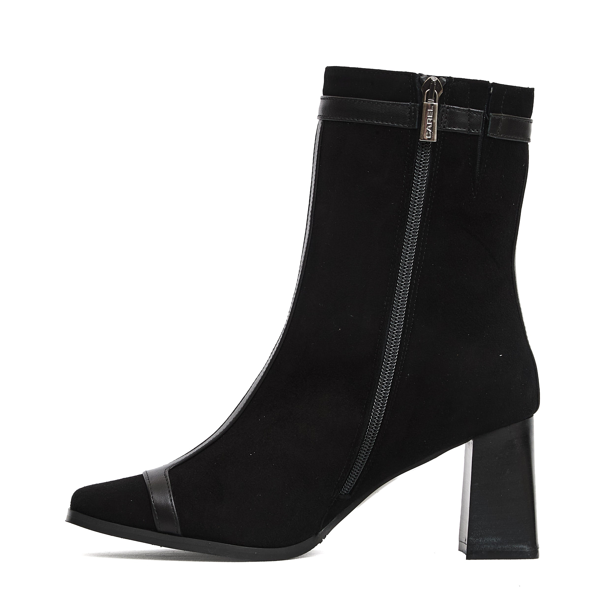 CAREL PARIS Chic Ankle Boot with Flared Heel 80mm