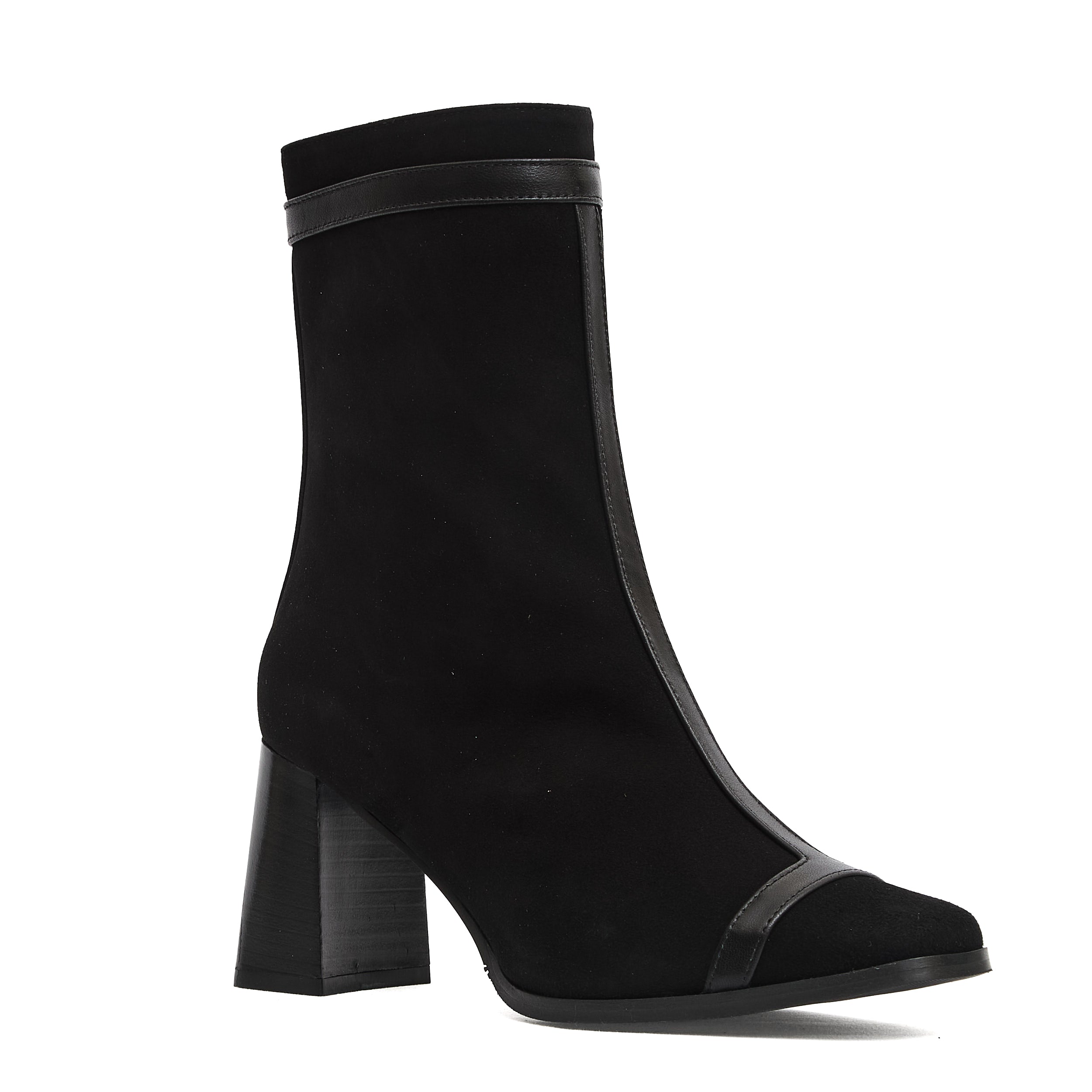 CAREL PARIS Chic Ankle Boot with Flared Heel 80mm
