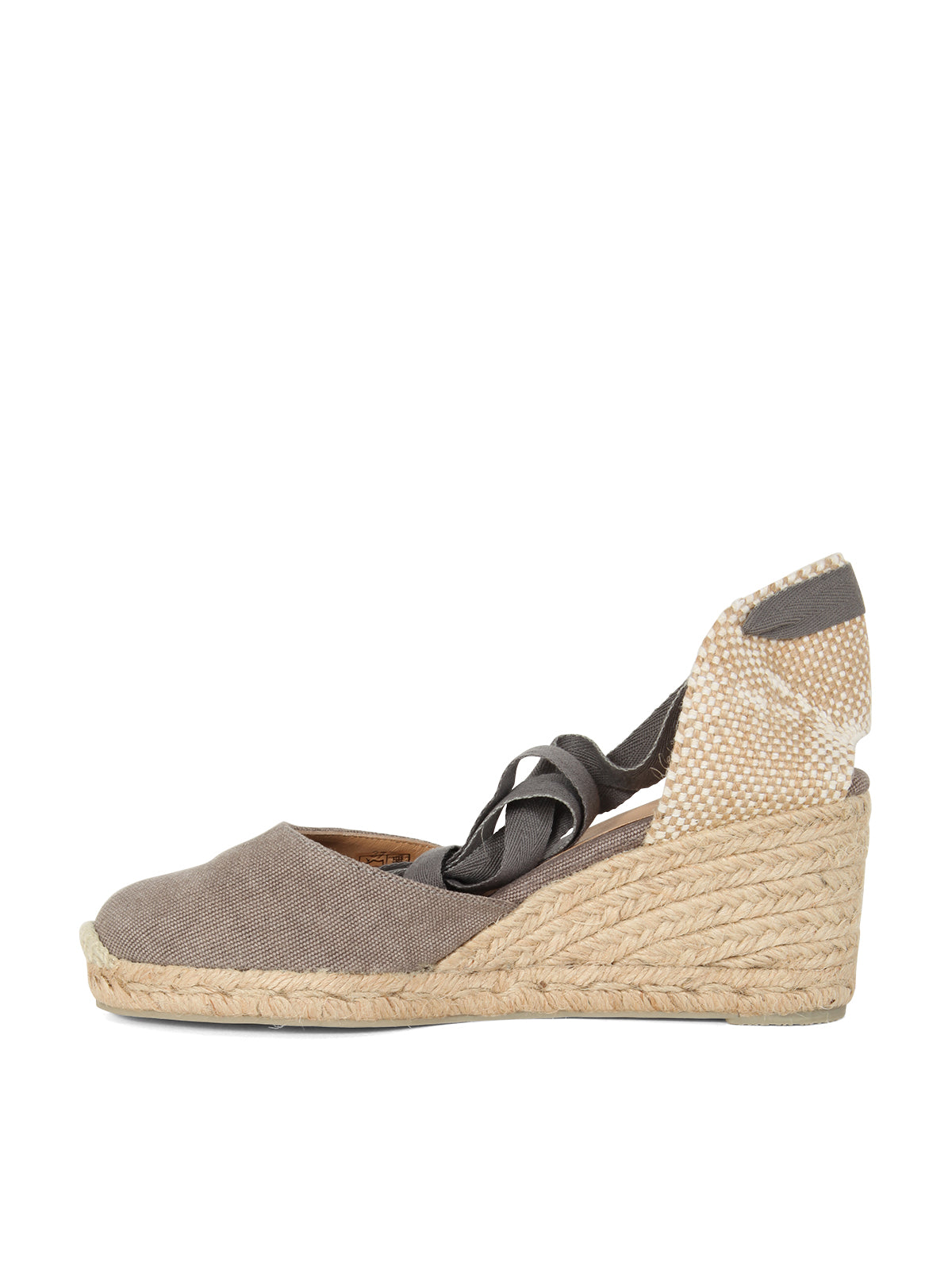 CASTAÑER Wedge Sandal with Ankle Laces
