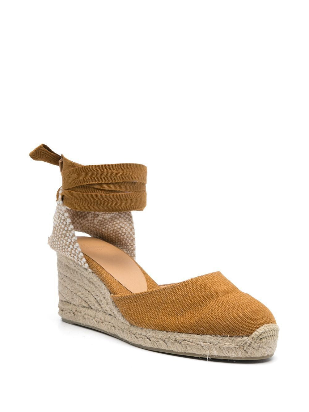 CASTAÑER Woven Platform Espadrille Sandals