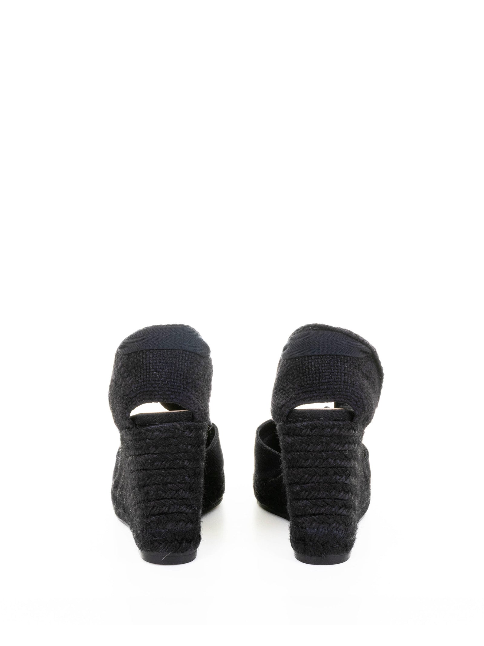 CASTAÑER Organic Cotton Espadrilles with Ribbon Closure