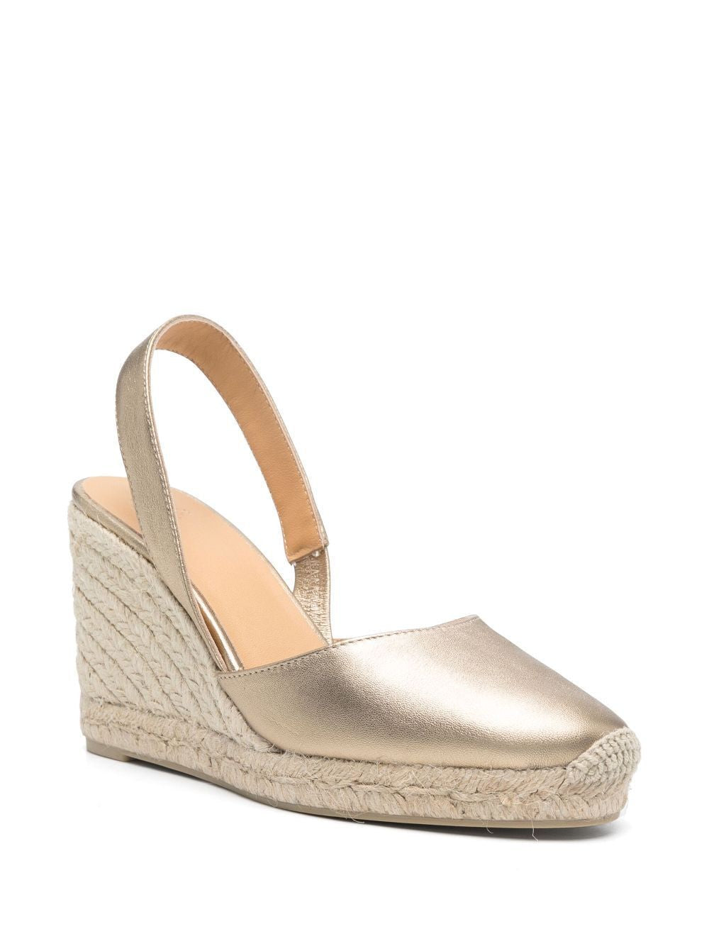 CASTAÑER Metallic Women's Espadrille Sandals