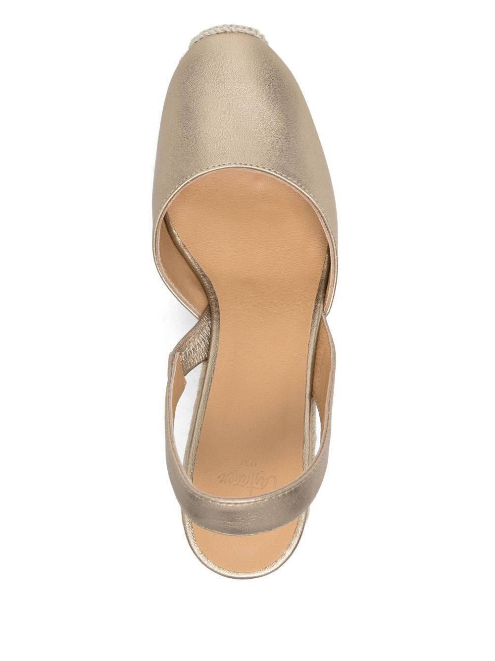 CASTAÑER Metallic Women's Espadrille Sandals