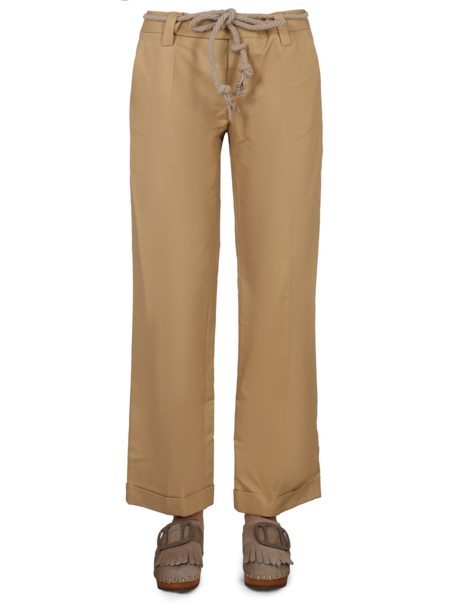 JEJIA Chic Women's Tailored Pants with Button Closure