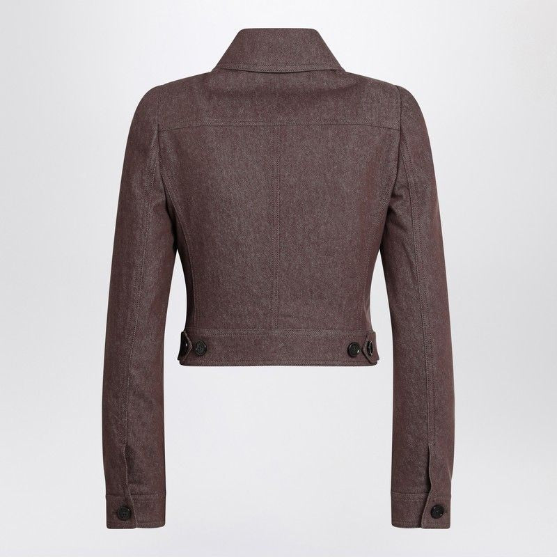 MAX MARA Cropped Denim-Effect Jacket for Women