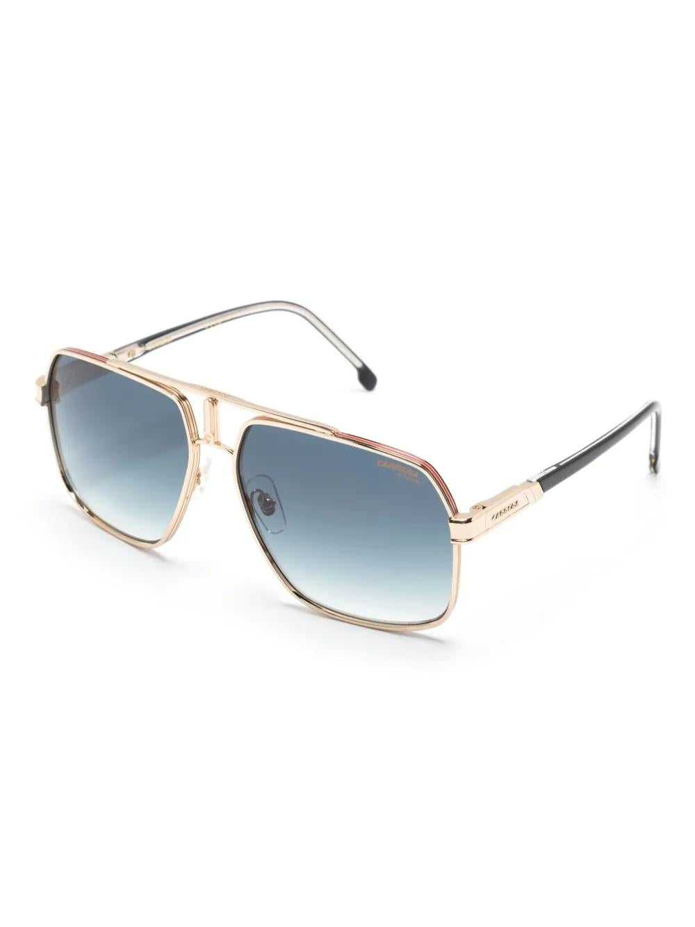 CARRERA Sleek Striped Metal Sunglasses for Men