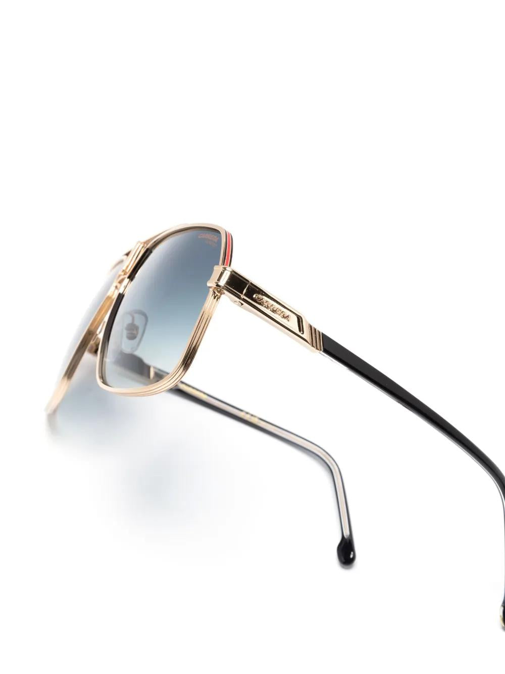 CARRERA Sleek Striped Metal Sunglasses for Men