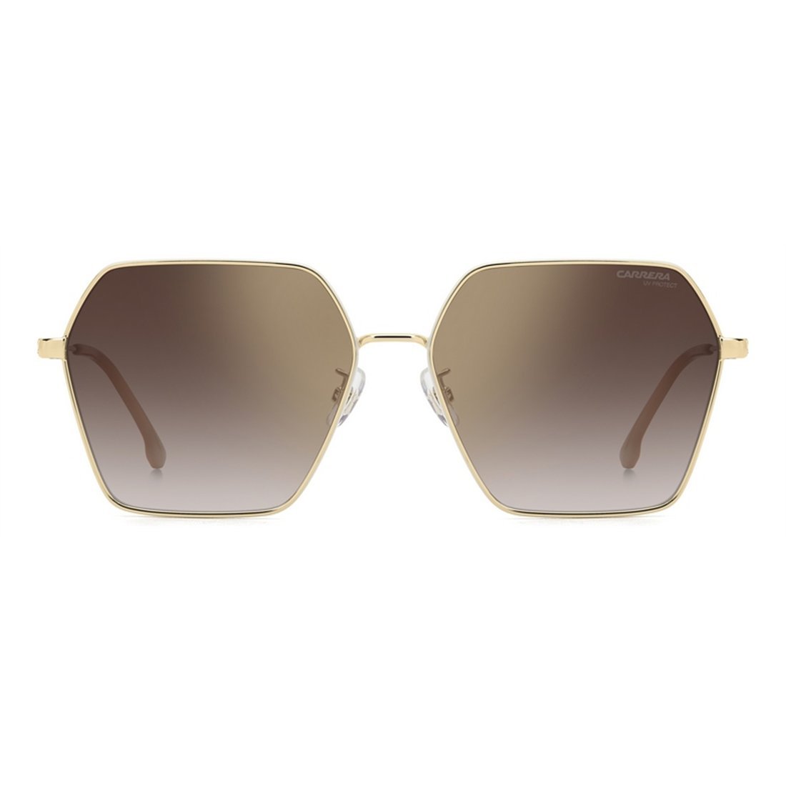 CARRERA Stylish Women's Metal Sunglasses with Gold Mirror Lenses
