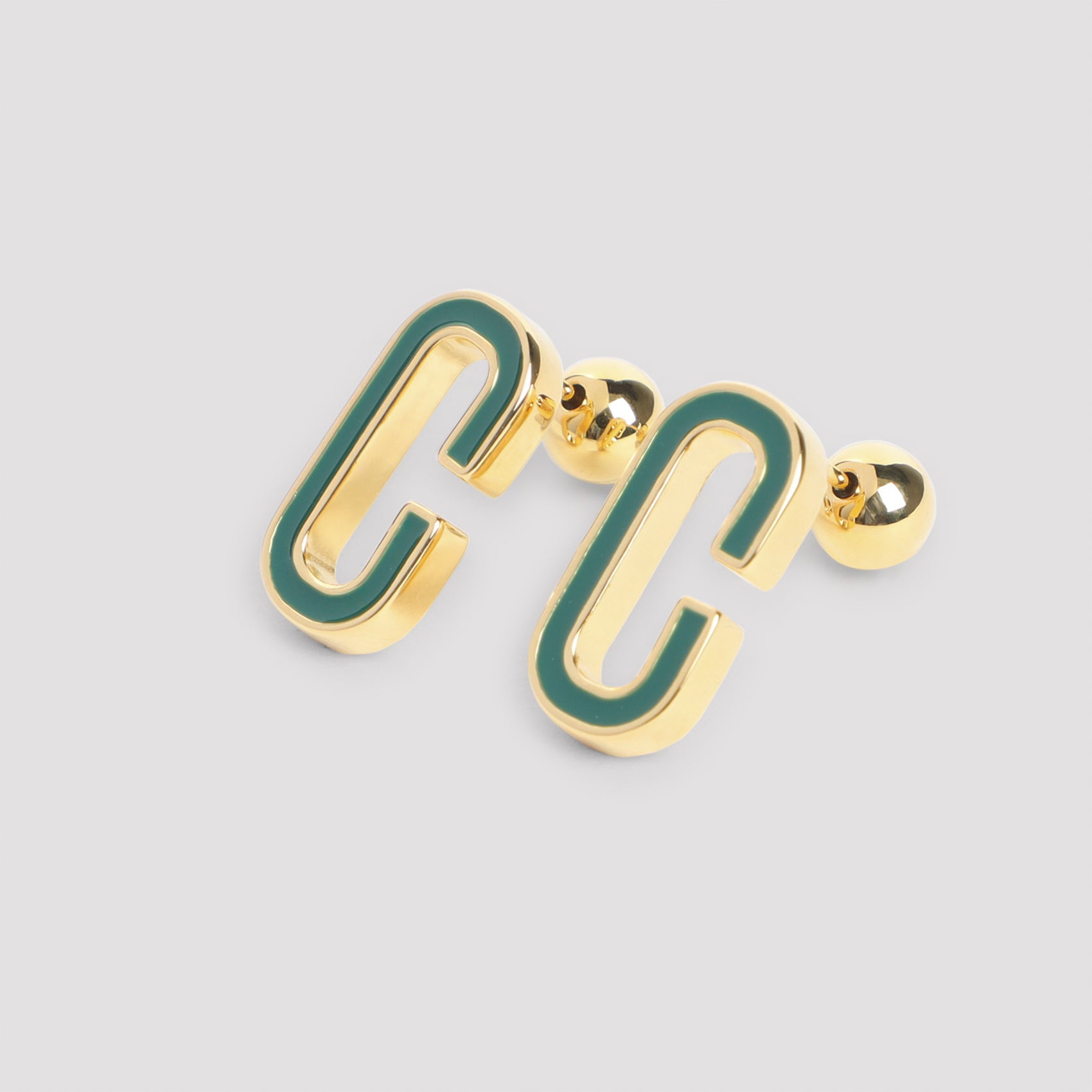 CASABLANCA Men's Elegant Brass Earrings