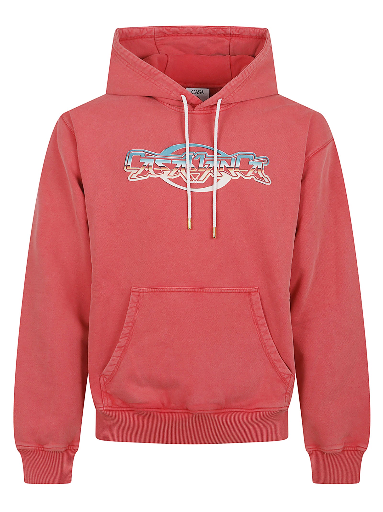 CASABLANCA Cozy Drawstring Hoodie with Kangaroo Pocket