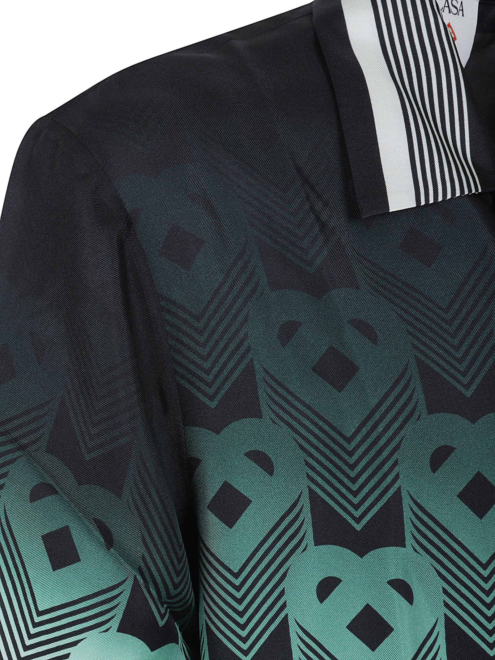 CASABLANCA Luxurious Silk Gradient Shirt for Men - FW25