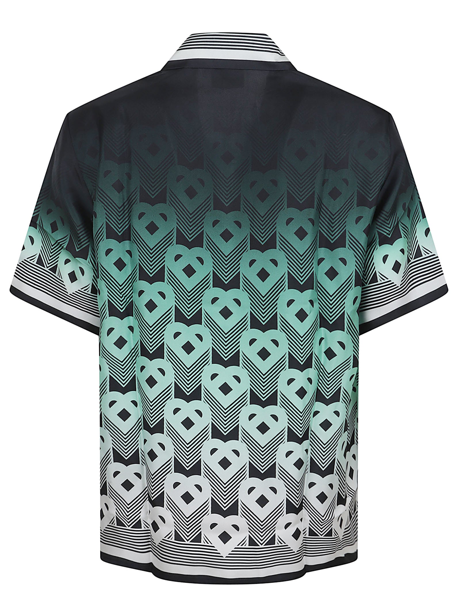 CASABLANCA Luxurious Silk Gradient Shirt for Men - FW25