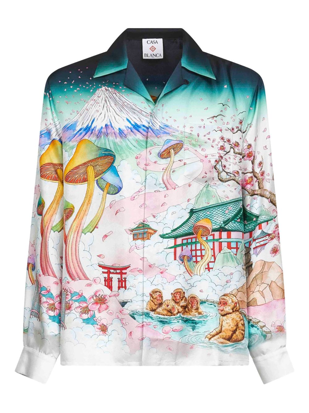 CASABLANCA Luxurious Silk Shirt for Men - FW25