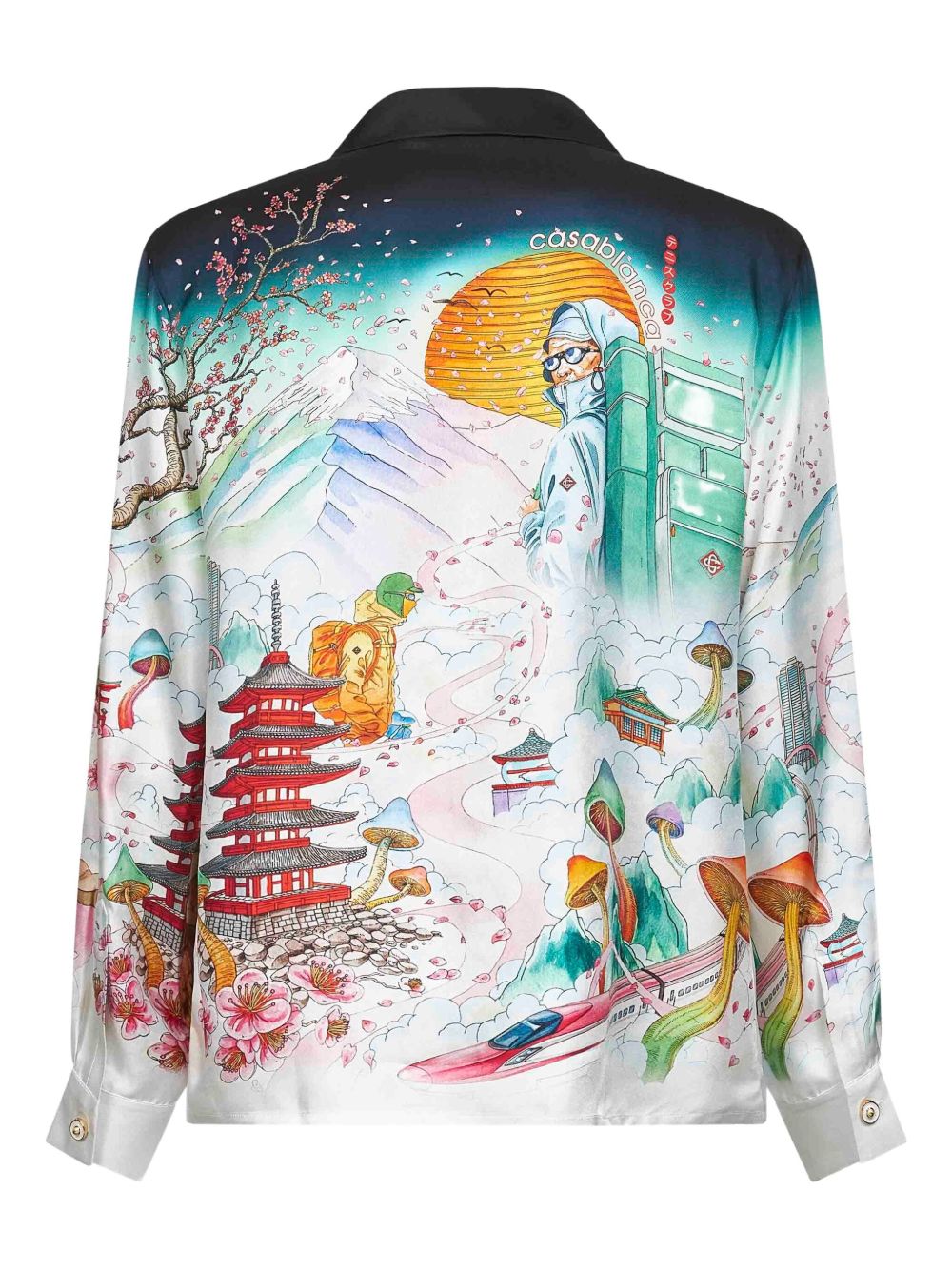 CASABLANCA Luxurious Silk Shirt for Men - FW25