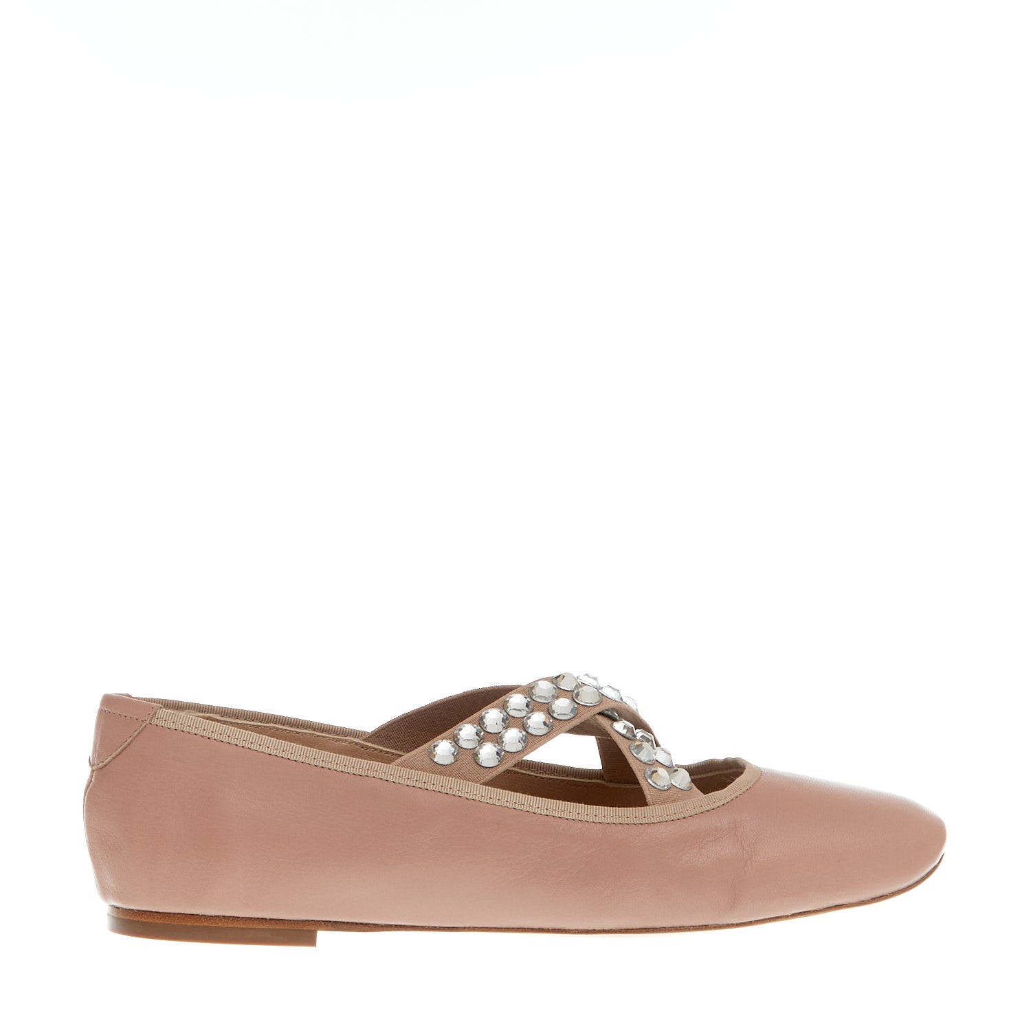 CASADEI Elegant Cross Strap Ballerina Shoes