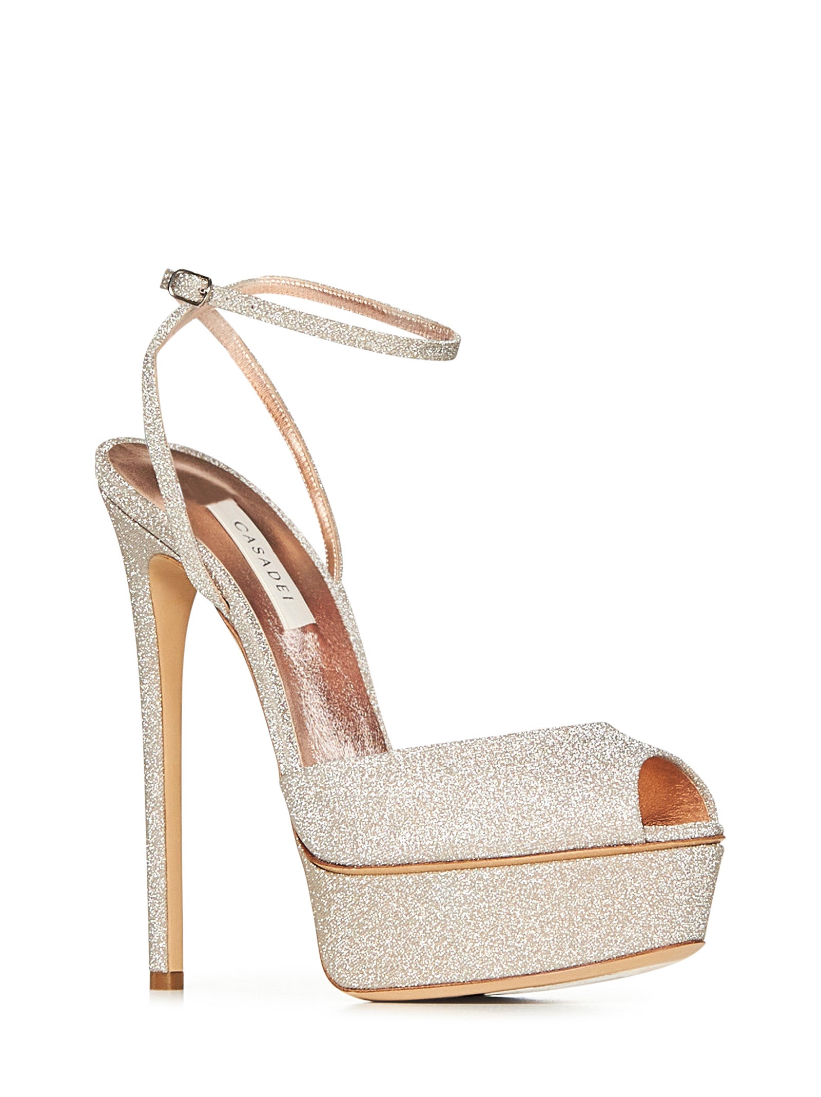 CASADEI Elegance Platform Sandals with 140 mm Heels