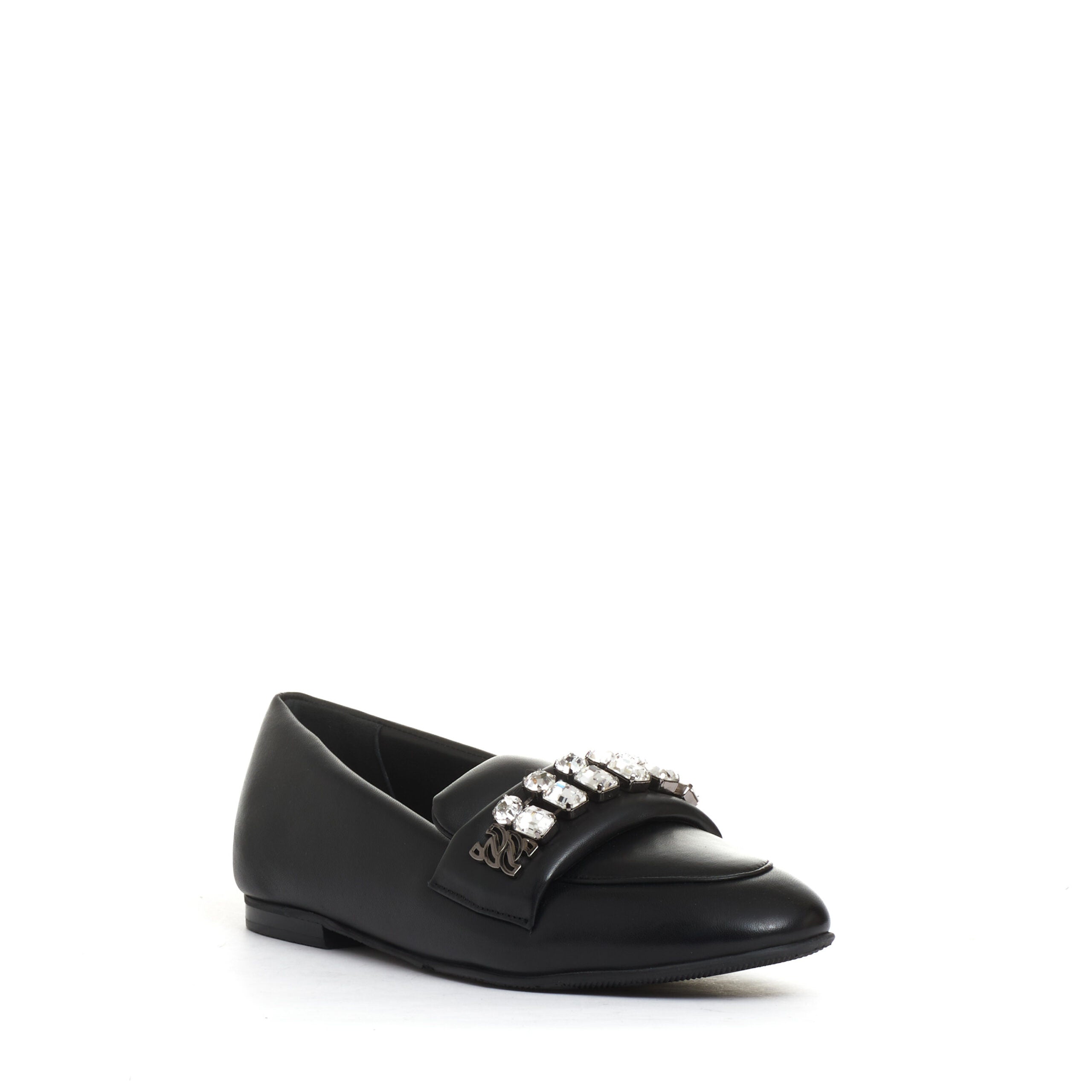 CASADEI Elegant Moccasins with Sparkling Buckle