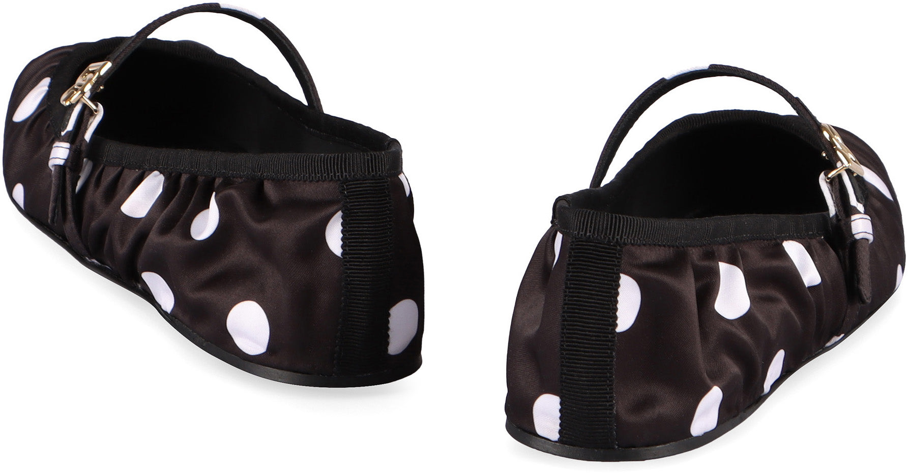 DOLCE & GABBANA Odette Fabric Ballet Flats