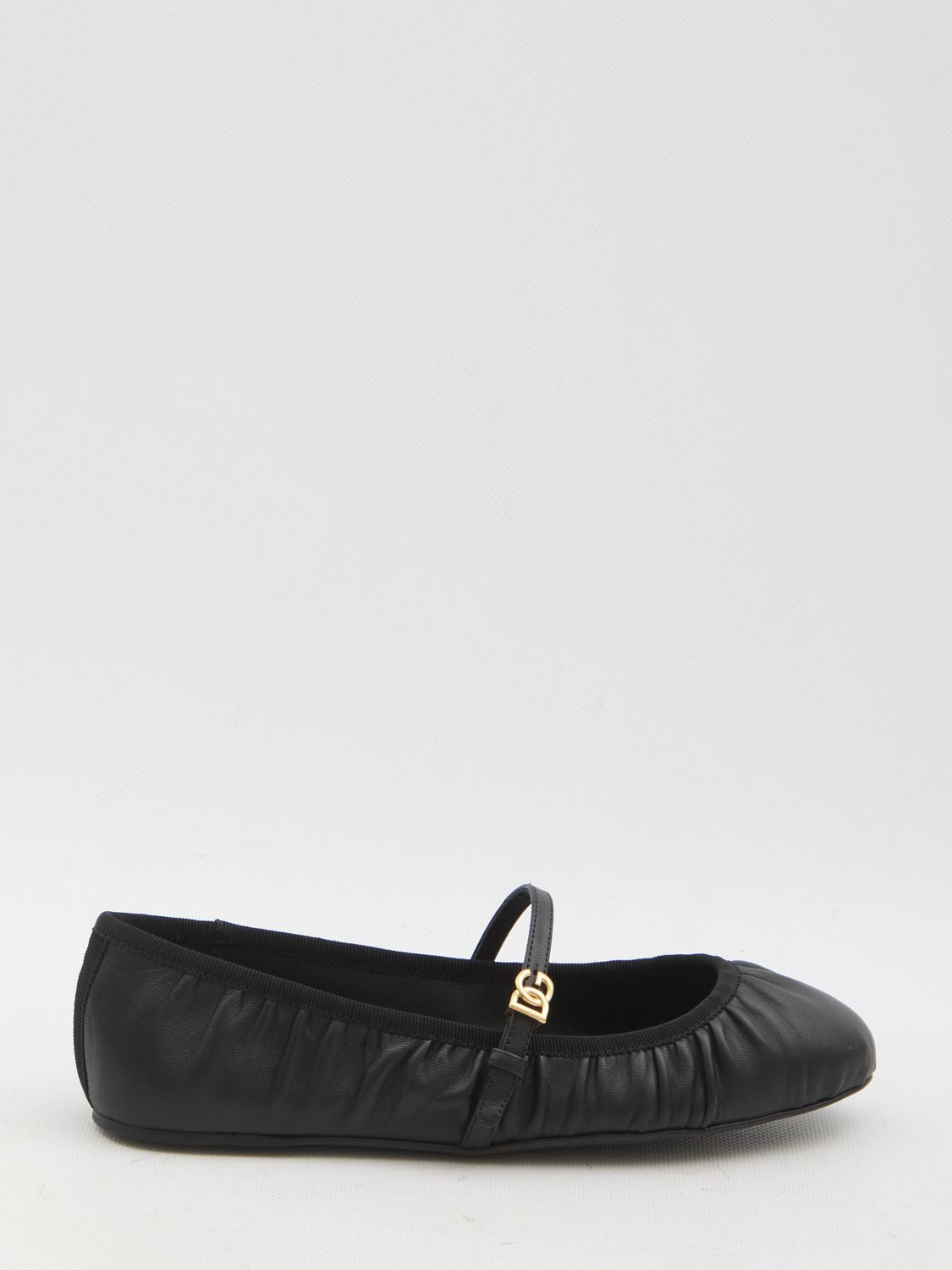 DOLCE & GABBANA Premium Nappa Leather Ballerinas for Women