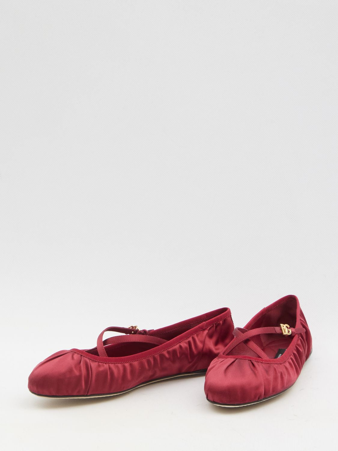DOLCE & GABBANA Mini Satin Ballerina Shoes
